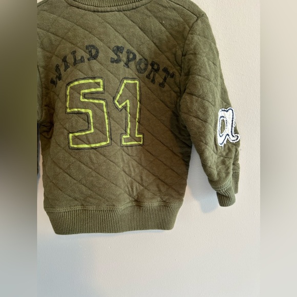 Zara Animal Quilted Jacket 9/12M - Picture 3 of 3